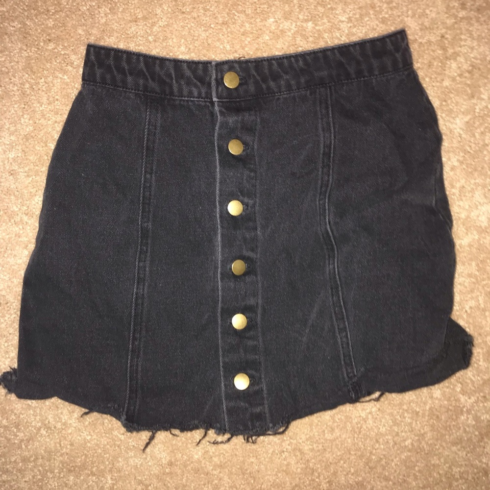 distressed denim skirt from Forever 21